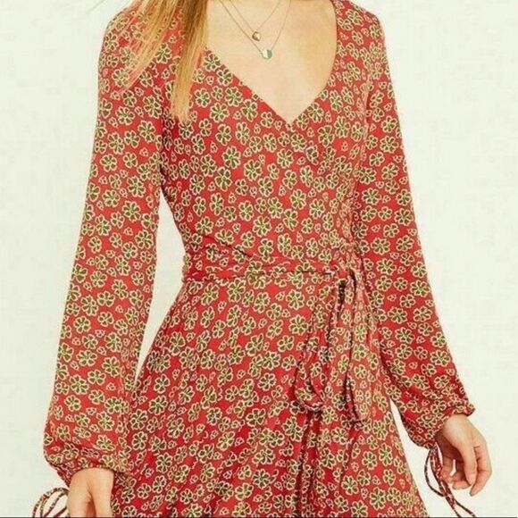 NWT Free People Pradera Wrap Mini Dress - Picture 7 of 7